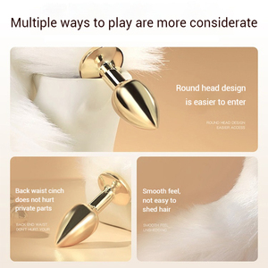 Nuovo Design all'ingrosso coda di volpe da cortile oggetti di scena sesso anale <span class=keywords><strong>Erotica</strong></span> giocattoli condizionanti femminili - Product Image 6