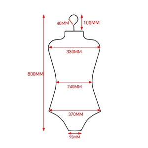 Hiển thị quần áo nữ hoàn hảo với móc áo của chúng tôi được thiết kế cho Hình nộm có mặt sau rỗng và móc - Product Image 5