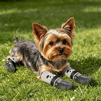 Pet Waterproof Silicone Rain Boots for Dogs & Cats Cartoon Design Non-Slip Durable Four-Season Outdoor Sports Shoes