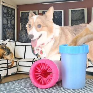 Commercio all'ingrosso eco-friendly Pet toelettatura forniture automatica Paw Washer per cani e gatti Silicone per il lavaggio del piede tazza - Product Image 2