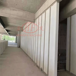 آلات الحوائط الخرسانية الأوتوماتيكية ، خط إنتاج صنع لوحة ساندويتش الرغوة EPS مع آلة تعبئة متحركة للبيع - Product Image 2