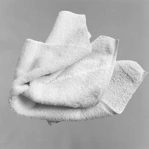 Chiffons de nettoyage industriels en coton 100% blancs, personnalisables, coupés sur mesure - Product Image 1