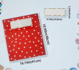 Organizador de Bolsillos para Silla con 3 Compartimentos <span class=keywords><strong>y</strong></span> 1 Etiqueta para <span class=keywords><strong>Nombre</strong></span> de Estudiante, Bolsas para Sillas, Organizador de Bolsillos para Sillas de Estudiantes en el Aula - Product Image 3