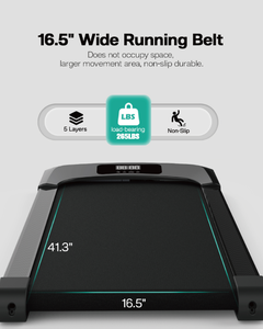 デスク下のカスタマイズ可能な傾斜調整電動ミニ2In1トレッドミル、リモコンウォーキングパッド付き - Product Image 5