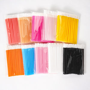 Cepillo desechable para labios, aplicador de máscara de limpieza para quitar pestañas individuales, brochas de maquillaje para herramientas de extensión de pestañas - Product Image 1