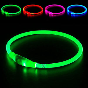Nuevo diseño brillante LED USB recargable mascota perro <span class=keywords><strong>collar</strong></span> de luz Multicolor luz intermitente brillante mascota gato perro LED <span class=keywords><strong>Collar</strong></span> - Product Image 3