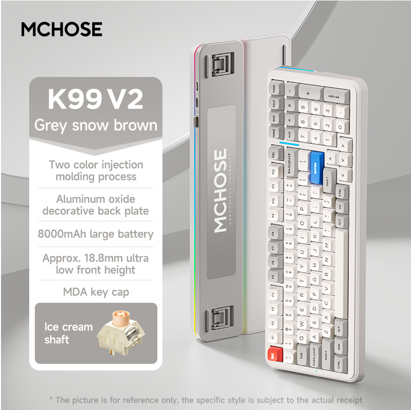 Grey snow-Ice cream
