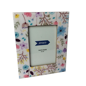 Classical Digital Print <b>Wood</b> <b>Photo</b> <b>Frame</b> Elegant Flowers Design Classic Wooden <b>Frames</b> Product - Product Image 3