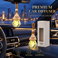 Diffuseur de parfum de luxe pour voiture en marque blanche, fabricant OEM de diffuseurs de voiture personnalisés, vente en gros