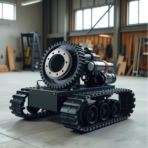 Châssis robotisé électrique à chenilles motorisées pour véhicule de transport à usage industriel - Product Image 1