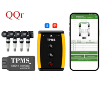 Sensor TPMS Bluetooth Universal Programable, Escáner de Presión de Neumáticos con Aplicación Móvil (OBD2 + Sensor TPMS + Herramienta de Diagnóstico)
