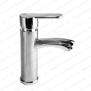 Factory Supplier Cheap 680g Wash Basin Mixer Zinc Alloy Handle Chrome Plated Bathroom Faucet Tap