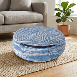 Patrón yute almohada cojín alforfón casco relleno Lumbar decoración del hogar meditación Asana Hospital uso sofá - Product Image 3