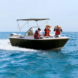 เรือยอชท์สปอร์ตอะลูมิเนียมความเร็วสูง 19 ฟุต 10 ที่นั่ง แบบกำหนดเองได้ พร้อมเครื่องยนต์ - เรืออะลูมิเนียมความเร็วสูง 10 ที่นั่งสำหรับขาย - Product Image 1