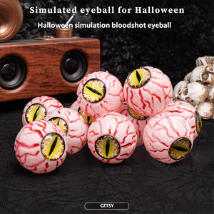 Pendentif de sac en filet créatif et personnalisé pour <span class=keywords><strong>Halloween</strong></span>, motif œil de chat <span class=keywords><strong>squelette</strong></span>, pour maison hantée et pièce secrète, avec <span class=keywords><strong>petit</strong></span> fil de sang et œil. - Product Image 6