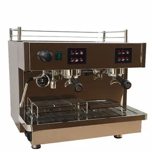 Máquina de café expresso semi-automática comercial com avaliações de moedor