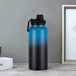 Botella de agua deportiva térmica de doble pared sin BPA, vaso de viaje de acero inoxidable - Product Image 6