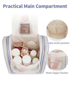 Extra <b>Large</b> Makeup Dopp Kit Waterproof <b>Cosmetic</b> <b>Bags</b> Travel Hanging Toiletry <b>Bag</b> for Women - Product Image 6