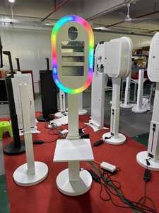 IPad DSLR Photo Booth Avec Étui Ovale Miroir Shell S'amuser Fête <span class=keywords><strong>Mariage</strong></span> Selfie Machine Ipad <span class=keywords><strong>Photobooth</strong></span> Kisok pour L'événement - Product Image 2