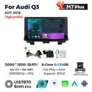 MEKEDE-Pantalla QLED M6 M7 7870 para coche, pantalla de 8 núcleos, Android, GPS, WIFI, FM, AM, BT5.0, 256 GB, 2011 GB, para Audi Q3 2018- - Product Image 3