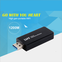 Clé USB WiFi double bande 1200 Mbps Hongheng W50B personnalisée RTL8812AU, compatible Kali Linux pour PC portable – Meilleures ventes
