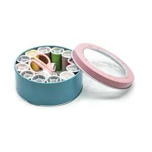 Cute portable small sewing box multifunctional sewing box for home use