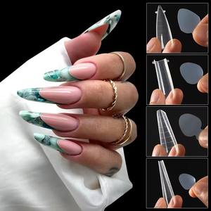 <span class=keywords><strong>AILLSA</strong></span> OEM 288PCs Dual Forms Nails Poly Extension Gel Mold Nail Form 4 Estilos Fast Builder UV Gel Nail Tips Molde DE MANICURA - Product Image 2