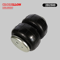 Prix d'usine 2500 lb Ressort pneumatique Heavy Duty Standard 2500LB 1/2 "NPT Double soufflet 2E2500