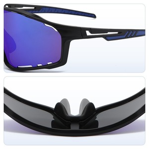 Outdoor Sport Sunglasses Full Rim Spherical <b>Polycarbonate</b> Lens UV Protection Anti Wind Men's Outdoor Sports Goggles - Product Image 4