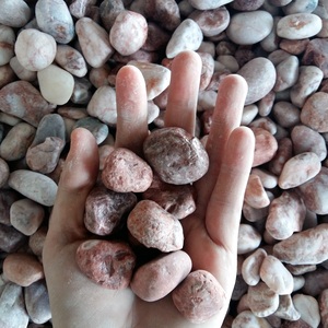 ธรรมชาติหินสีชมพูกรวดหินสำหรับตกแต่งหินปูถนน - Product Image 2