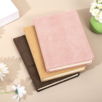 Carnet à couverture rigide en tissu tricoté A5, ligné, pour étudiants, journal professionnel, fournitures scolaires – Vente en gros
