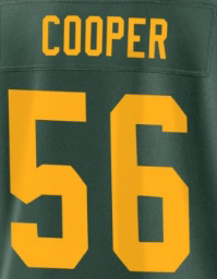 جيرسي كرة القدم الأمريكية الجديدة المحدوكة المحدودة خليج أخضر 56 Edgerrin Cooper 31 Emanuel Wilson يقبل مخصص - Product Image 5