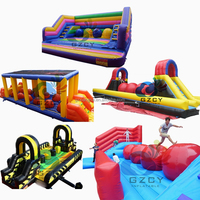Château gonflable commercial pour le jeu interactif de duel de gladiateur de videur de sports pour les carnavals et les événements de team-building