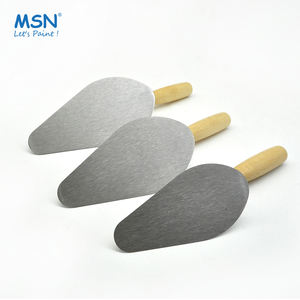 Op Maat Gemaakte Msn Industriële Muurschraper Koolstofstalen Mes Met Houten Handvat Voor Diy-Bouwprojecten - Product Image 5