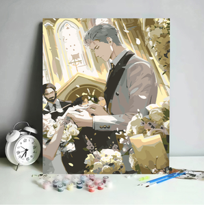 Peinture murale numérique DIY sur toile, personnalisée et colorée, à numéros, pour la vente en gros, imperméable et écologique - Product Image 6