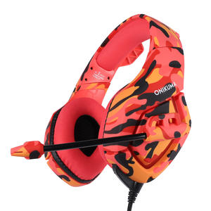 Venta al por mayor auriculares con cable de 3,5mm <span class=keywords><strong>Onikuma</strong></span> <span class=keywords><strong>K1B</strong></span> Over-Ear auriculares multicolor camuflaje activo Cancelación de ruido auriculares de fábrica - Product Image 4