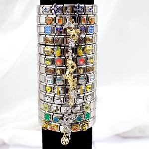 Nueva Serie de Pulseras Modulares Estilo Italiano: Cadena de Ensamblaje Personalizable para Joyería de Moda - Product Image 2