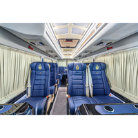 Mercedes vip sprinter sièges sprinter siège lit double avec petite chaise pliante housse de peau épaisse siège pour bus peau épaisse