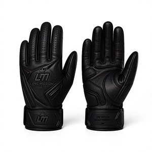 Gants de moto en cuir LONG MISSION INDUSTRY avec écran tactile, longueur poignet, doublure en fourrure, écologiques, pour toutes les saisons, usage quotidien - Product Image 1