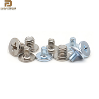 CM Cross Recessed Large Flat Head Nickel Plated 304 Stainless Steel M2 SSD Screw Metric for Laptop Desktop Computer