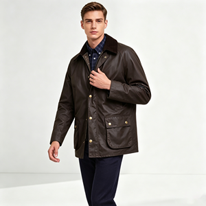 Chaqueta Clásica para Hombre con Logotipo Personalizado, Resistente al Viento, con Cierre, para Senderismo al Aire Libre en Primavera y Otoño - Product Image 2
