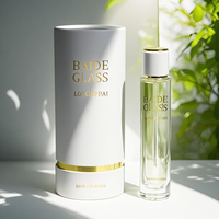 Flacon de parfum vide à sertir transparent, petit format, 10ml 15ml 20ml, rond, avec bouchon en bois – Prix usine
