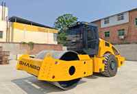 Compacteur monocylindre 140 kW à prix économique, rouleau compresseur routier 18 tonnes pour la construction routière
