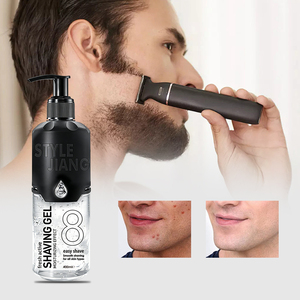 Gel de Rasage Homme <span class=keywords><strong>Nish</strong></span> Man 400ml Marque Blanche – Estompe les Irritations, Peau Lisse, Soin Homme - Product Image 5