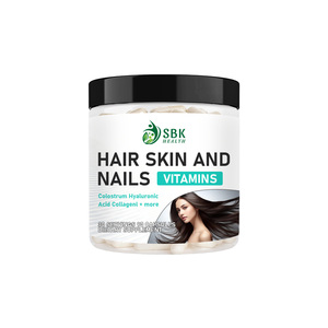 Capsules de vitamines pour cheveux, peau et ongles en marque privée avec vitamine B6 favorisant l'élasticité normale des cheveux pour un aspect sain - Product Image 1