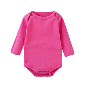 Mamelucos de bebé de otoño e invierno al por mayor, ropa de bebé recién nacido personalizada para niñas y niños, mameluco de punto de algodón peinado 100% para bebé - Product Image 5