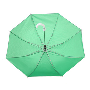 Parapluie pliant classique manuel à double pliage, directement de l'usine, pour cadeaux d'affaires, logo imprimable, couleur unie, polyester, pour le commerce extérieur - Product Image 5
