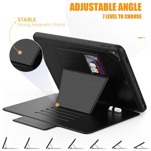 Etui magnétique béquille Smart Cover pour <span class=keywords><strong>iPad</strong></span> 9.7 pouces 2017 2018 Pro 9.7 <span class=keywords><strong>iPad</strong></span> Air <span class=keywords><strong>2</strong></span> Tablet Covers With Pencil Holder - Product Image 2