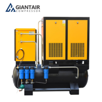 Compresseur d'air à vis Giantair 15 Hp 20 Hp 30 Hp Compresseur d'air tout-en-un 22kw 16 Bar Compresseur d'air à vis pour laser à fibre