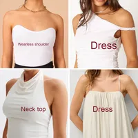Pétales de poitrine respirants de haute qualité Couverture de mamelon collant Ton de peau Opaque Adhésif à la mode sans couture pour les zones sensibles